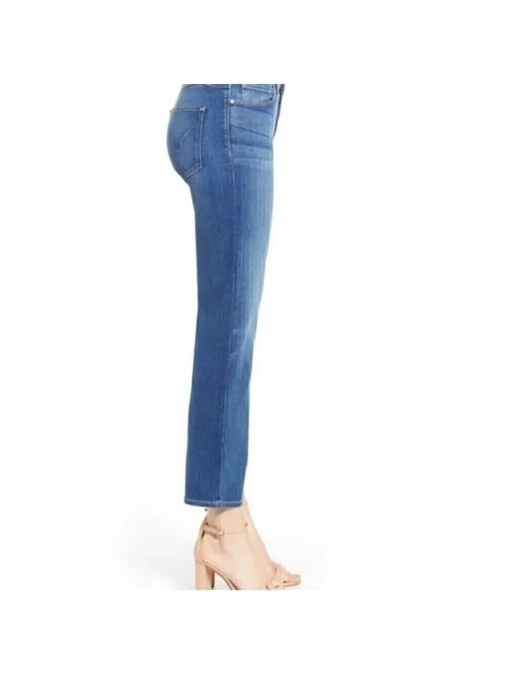 Hudson Nico Mid Rise Cigarette Slim Straight Leg Kick Hem Ankle Jeans Size 24